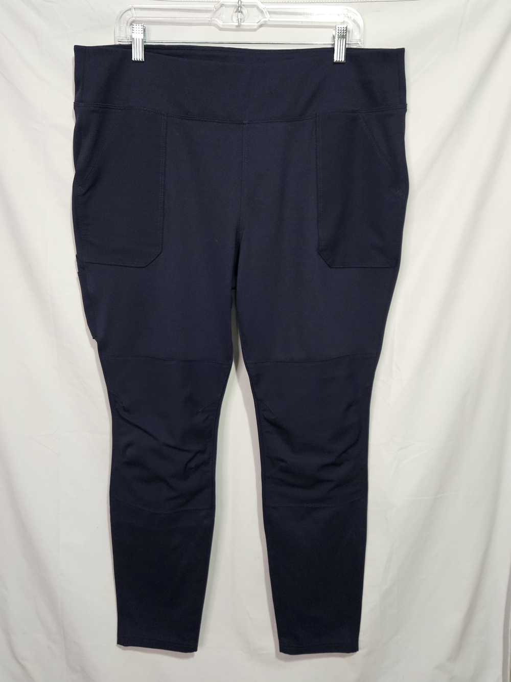 Carhartt Womens Force Fitted Midweight Utility Leggings Pants XL 16/18 Navy Blue